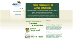 Desktop Screenshot of aniam.org.br